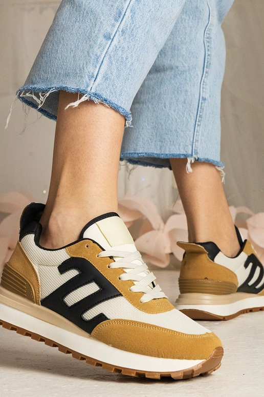 Braune Damen-Sneakers sportlich Marena