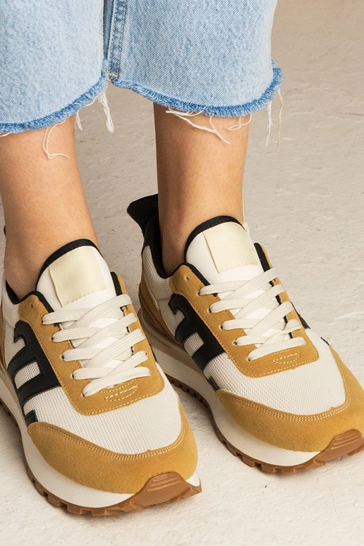 Braune Damen-Sneakers sportlich Marena