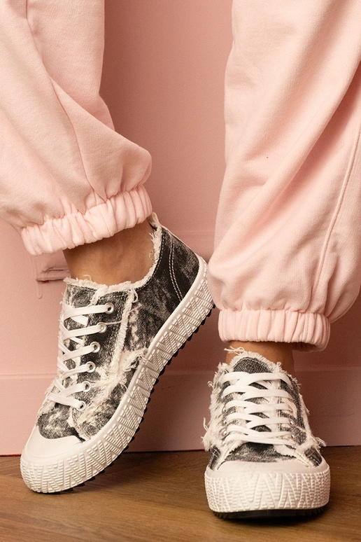 Schwarze Damen-Sneaker Bellina