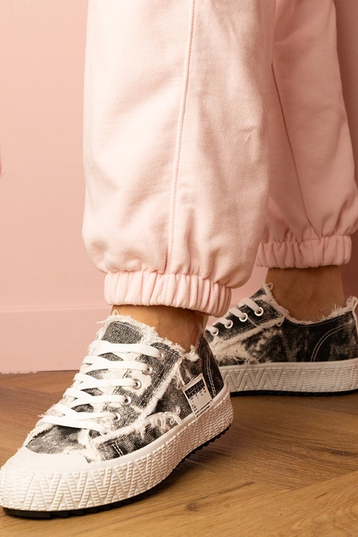 Schwarze Damen-Sneaker Bellina