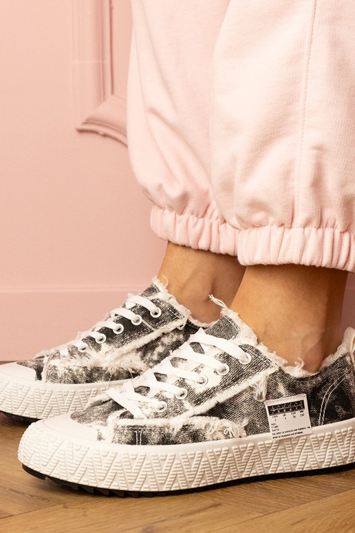 Schwarze Damen-Sneaker Bellina