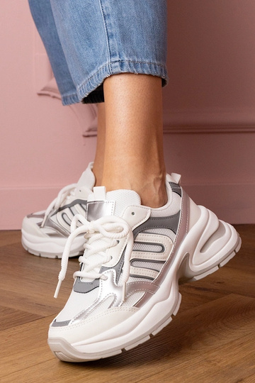 Weiße Damen-Sneaker mit... 2