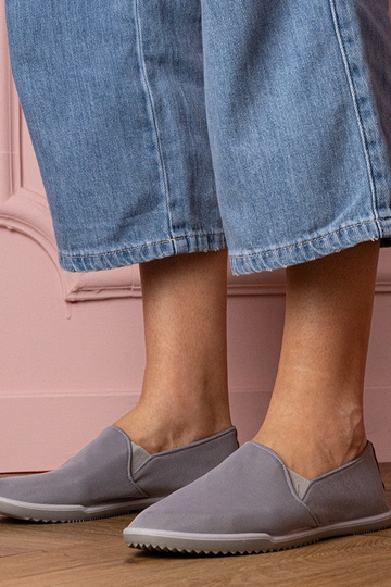 Graue Damen-Sneaker Clogs Kendi