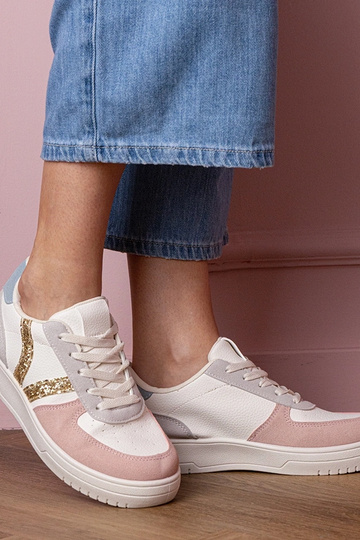 Bunte Damen-Sneaker mit Glitzerdetails Blona 2