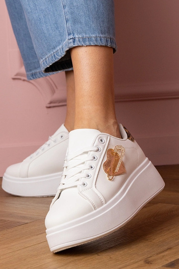 Weiße Damen-Sneaker mit... 2