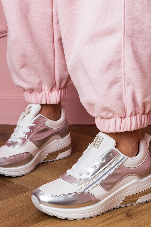 Weiße Damen-Sneaker mit Kristallen... Weiße Damen-Sneaker mit Kristallen...