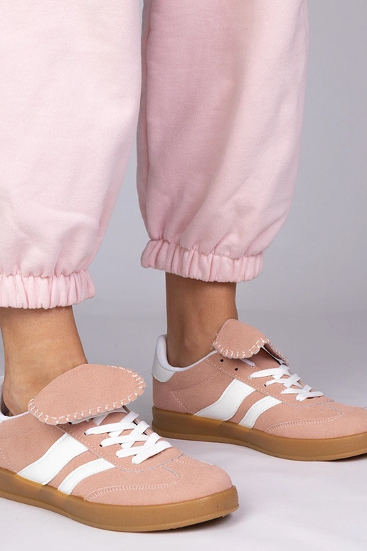 Rosa sportliche Damenschuhe, „Lukka"