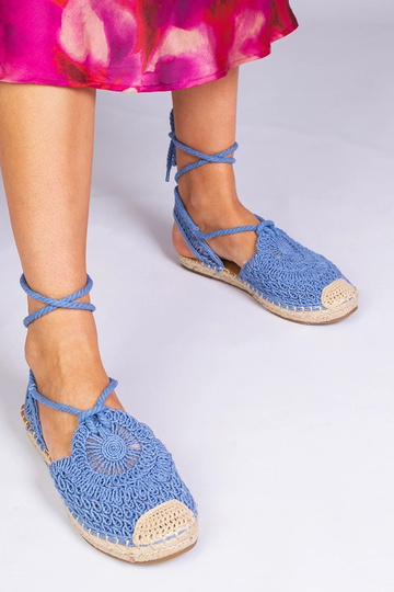 Blaue Espadrilles Sandalen... 2
