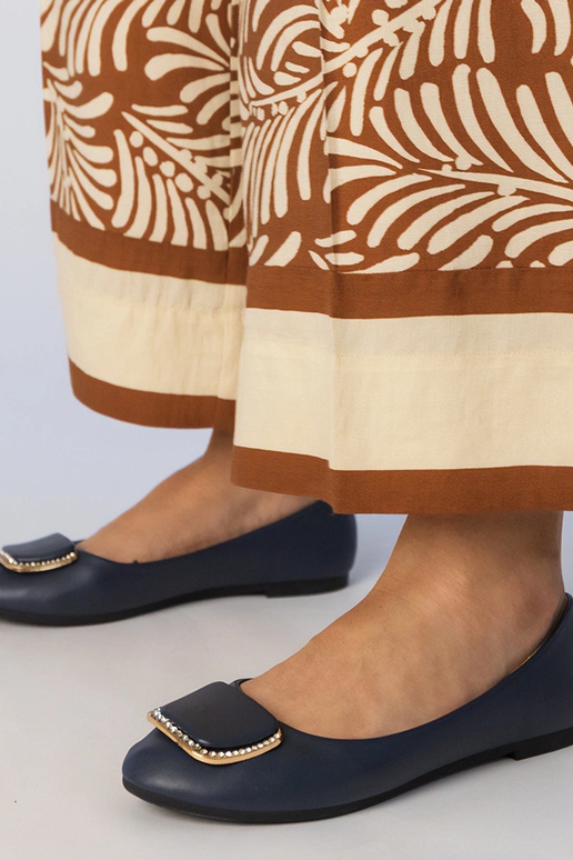 Dunkelblaue Damen Ballerinas mit... Dunkelblaue Damen Ballerinas mit...