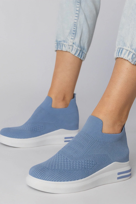 Blaue Slip-On-Schuhe, „Merinsa"