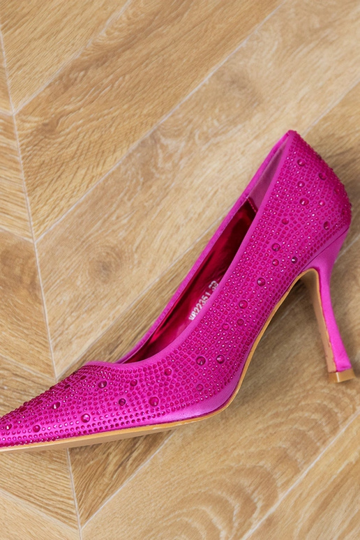 Rosa Seiden-Sandalen mit Zirkonia Kortis Rosa Seiden-Sandalen mit Zirkonia Kortis