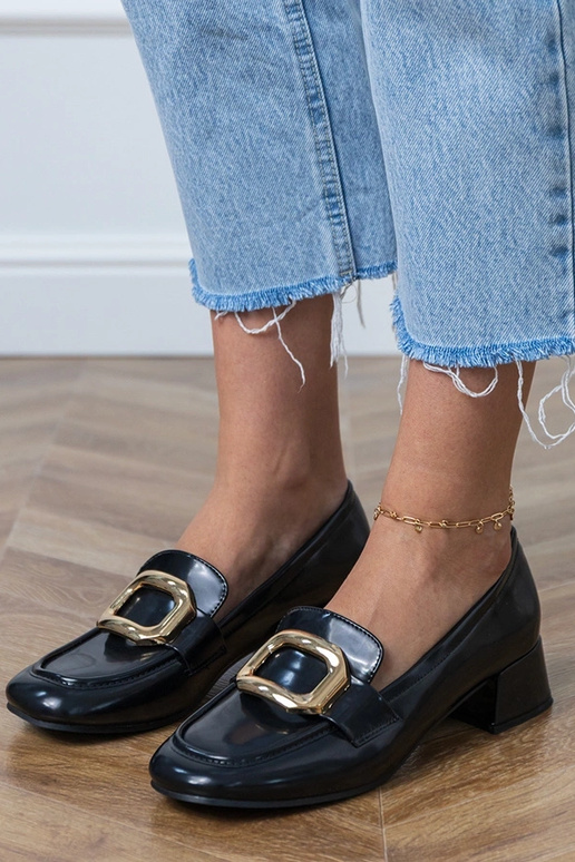 Schwarze Damen-Pantoletten auf...