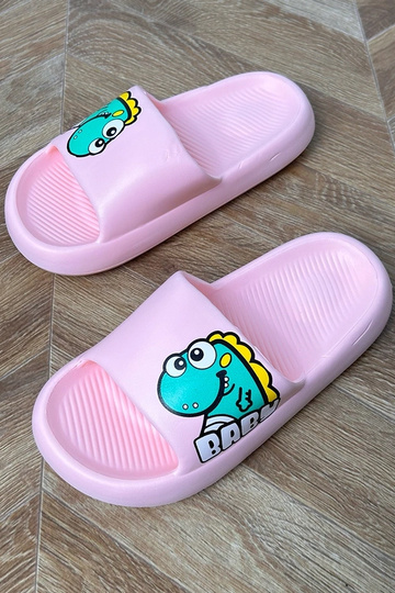 Rosa Kinderpantoletten mit...