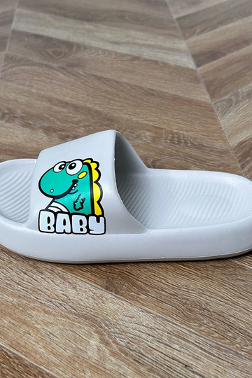 Graue Kinderpantoletten mit... 2