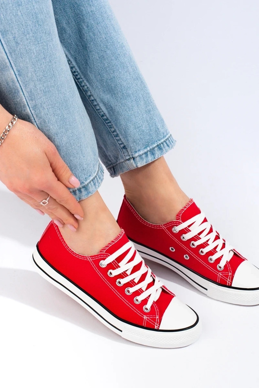 Damenschuhe Shelovet rote Farbe