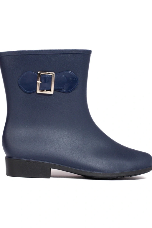 Marineblaue Gummistiefel von Shelovet