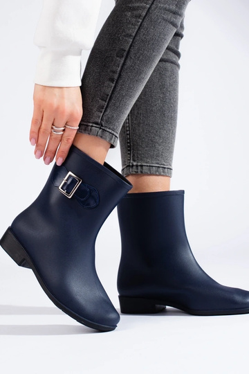 Marineblaue Gummistiefel... 2