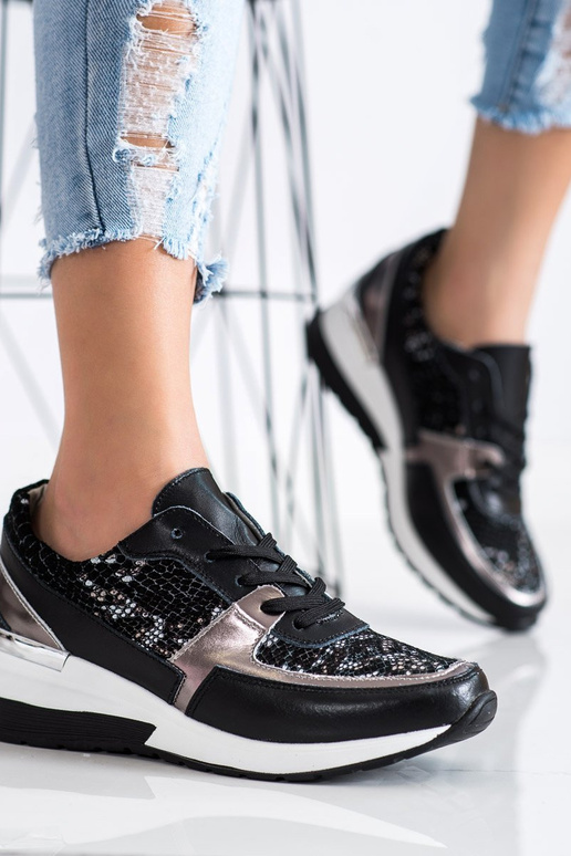 snekarsy schwarze Farbe Shelovet