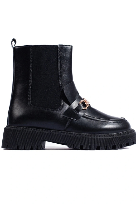 Damenstiefel mit Plateau in... Damenstiefel mit Plateau in...