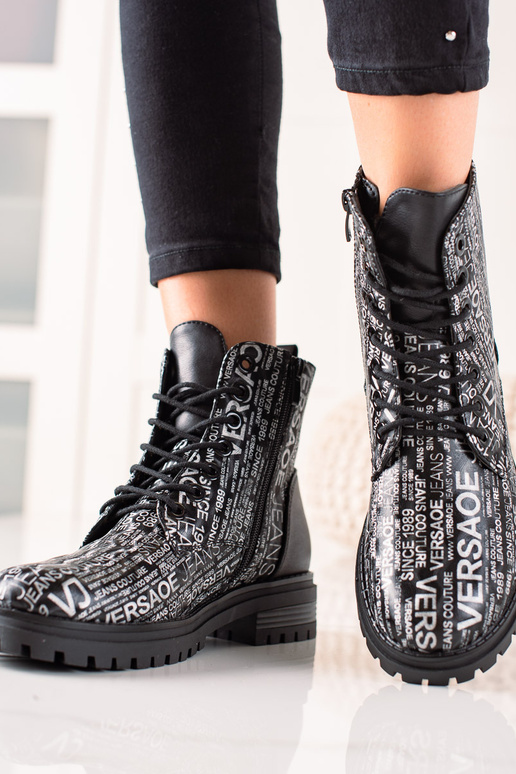 Stiefel mit Aufdruck für Damen in...