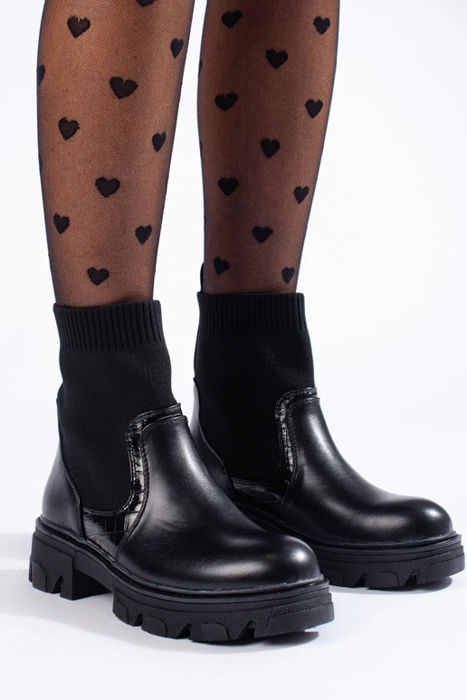 Damenstiefelette mit flexiblem...