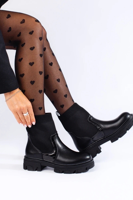 Damenstiefelette mit flexiblem...