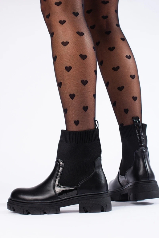 Damenstiefelette mit flexiblem...