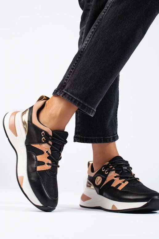 Sneakers Modell Schuhe Vinceza schwarz-