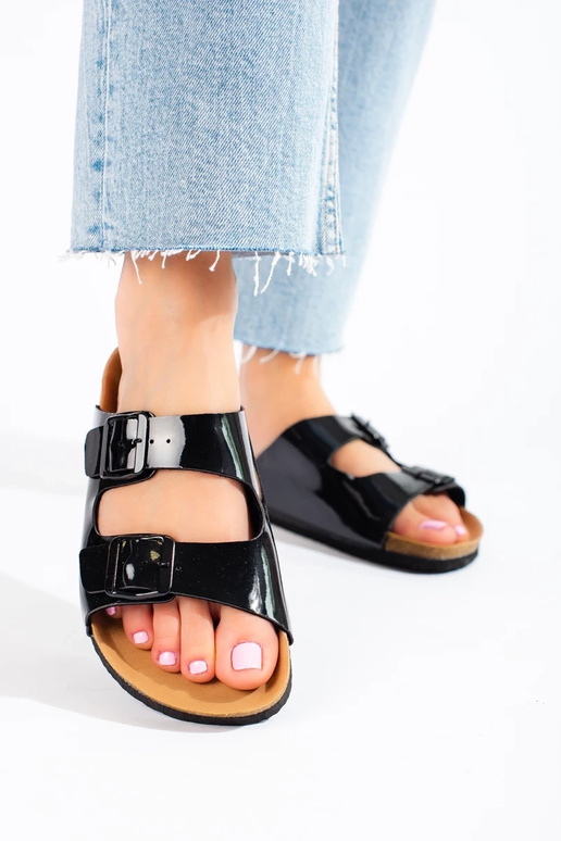 Hausschuhe Potocki schwarze Farbe