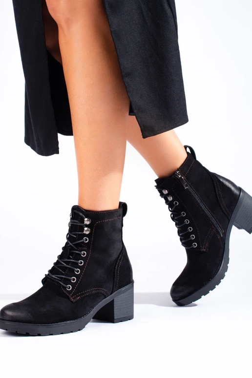 Damen-Schnürschuhe mit hohen Absätzen...