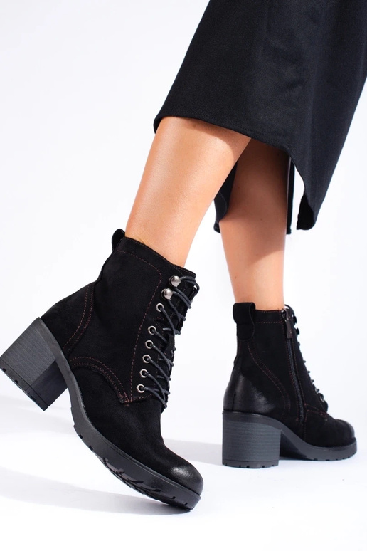 Damen-Schnürschuhe mit hohen Absätzen...