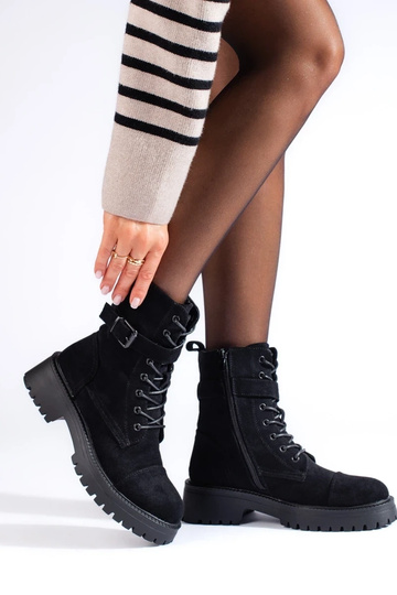 Wildleder-Stiefeletten mit... 2