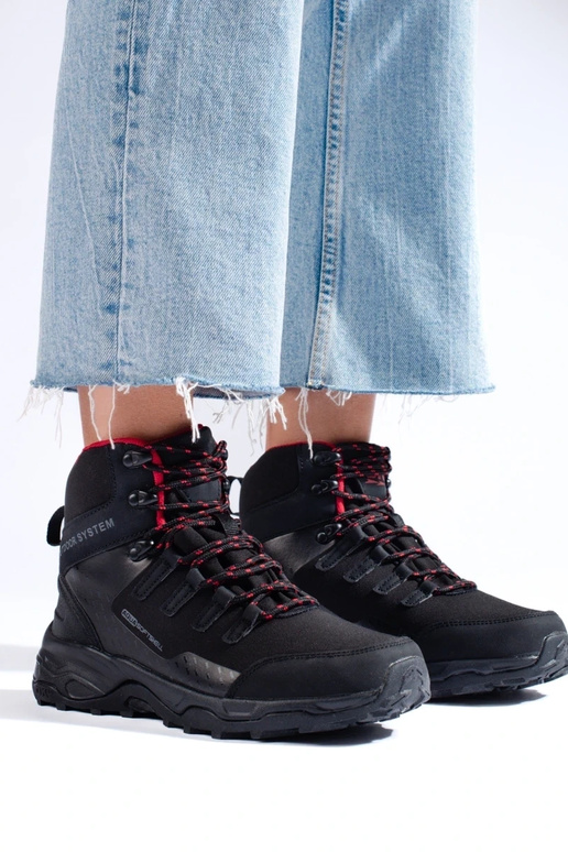 High-Top-Trekkingstiefel DK Schwarz High-Top-Trekkingstiefel DK Schwarz