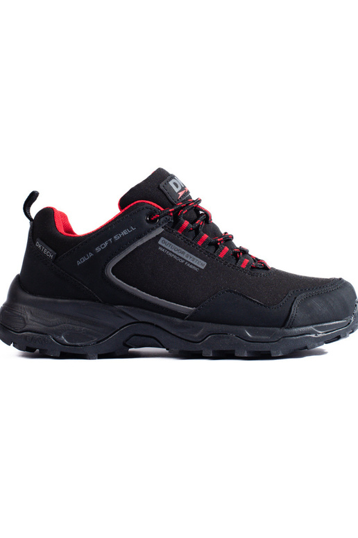 Schwarze wasserdichte Trekking-Schuhe... Schwarze wasserdichte Trekking-Schuhe...
