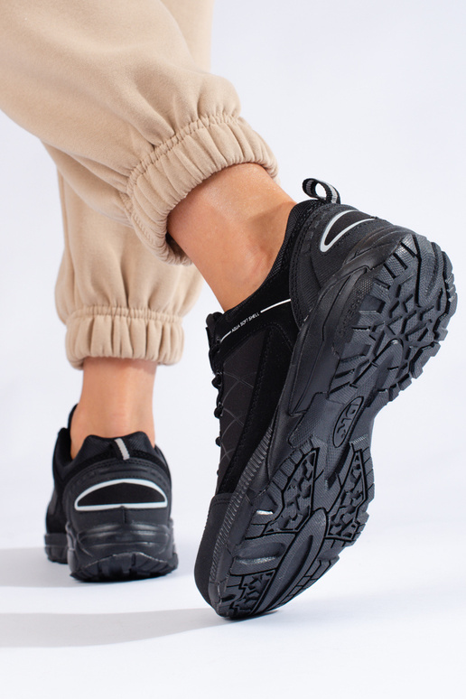 Schwarze wasserdichte Trekking-Schuhe DK Schwarze wasserdichte Trekking-Schuhe DK