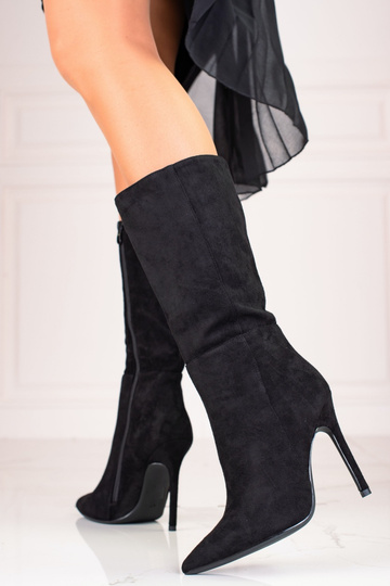 Schwarze Stiefel mit hohen... 2