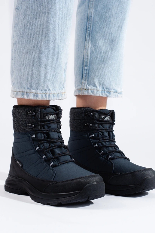 mit Schnürsenkel Damen-Schneestiefel...