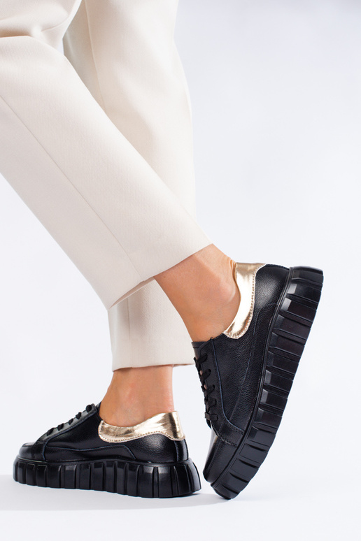 Damen-Freizeitschuhe mit Plateau...