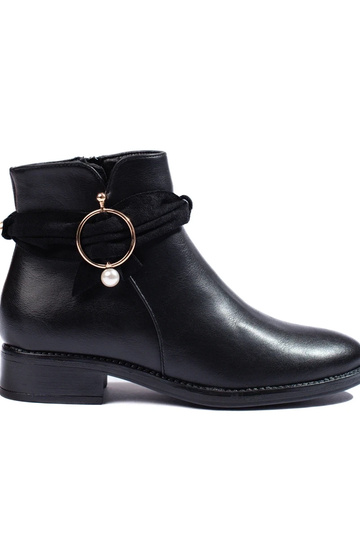 Flache Damenstiefel in...