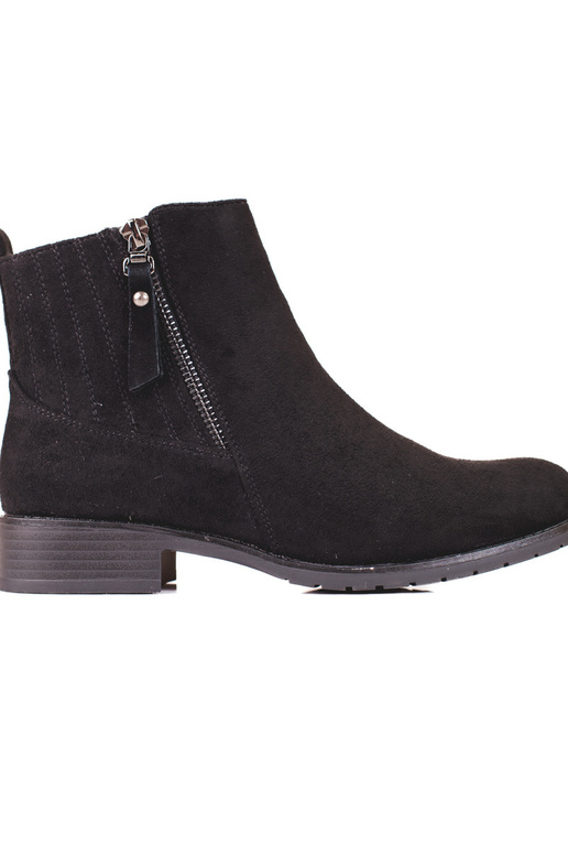 Niedrige Damenschuhe aus Wildleder