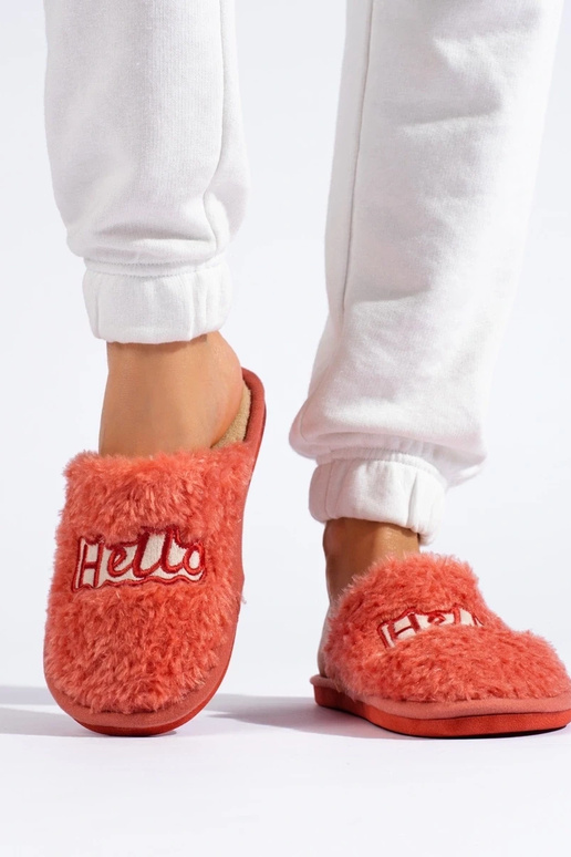 Hausschuhe Shelovet orange Farbe