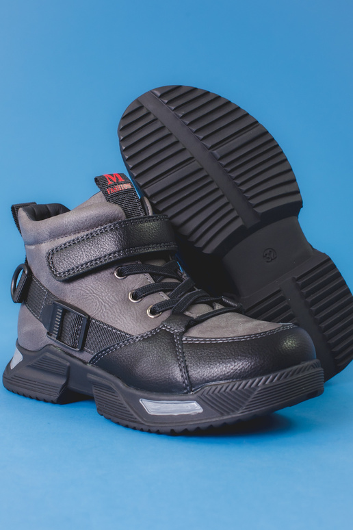 Stiefel für Jungen in grauer Farbe