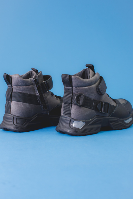 Stiefel für Jungen in grauer Farbe