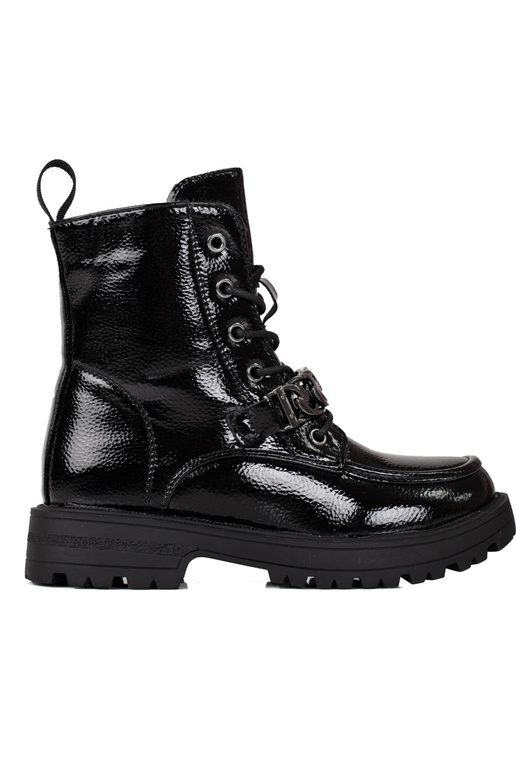 schwarze Schnürschuhe für Mädchen