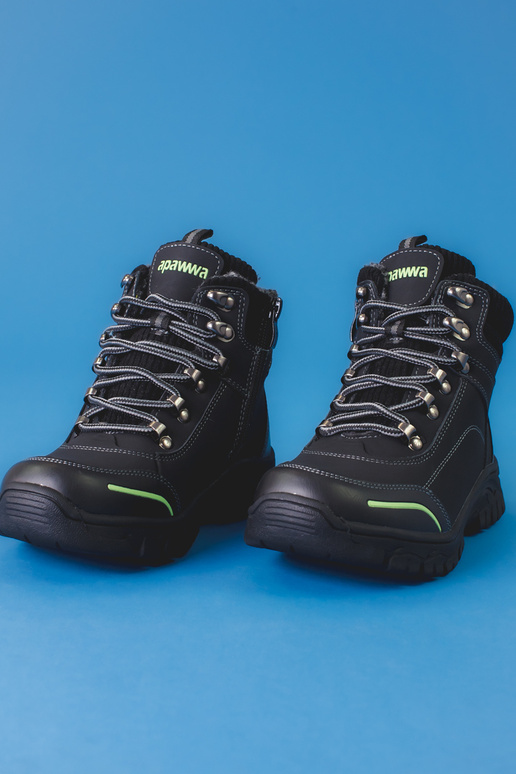 schwarze Trekkingschuhe für Jungen