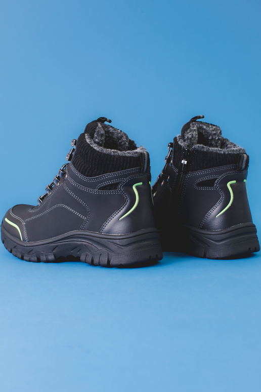 schwarze Trekkingschuhe für Jungen