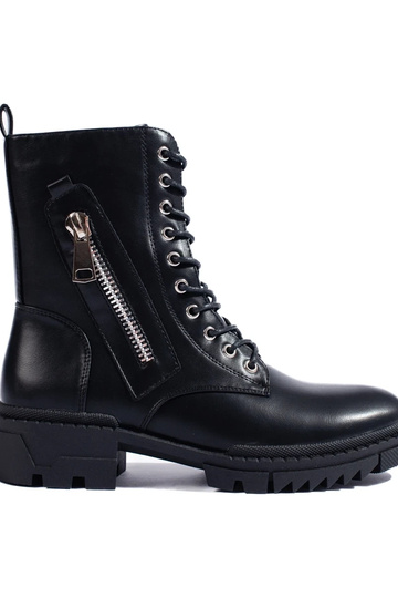 schwarze Damenstiefel Potocki
