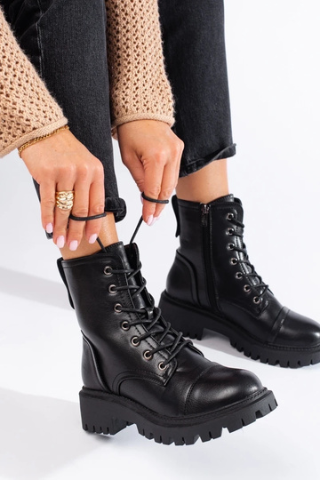 Schwarze Damenstiefel aus... 2