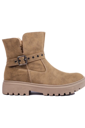 Beige Damenschuhe aus...
