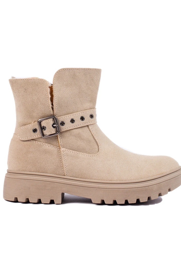 Beige Damenschuhe aus...